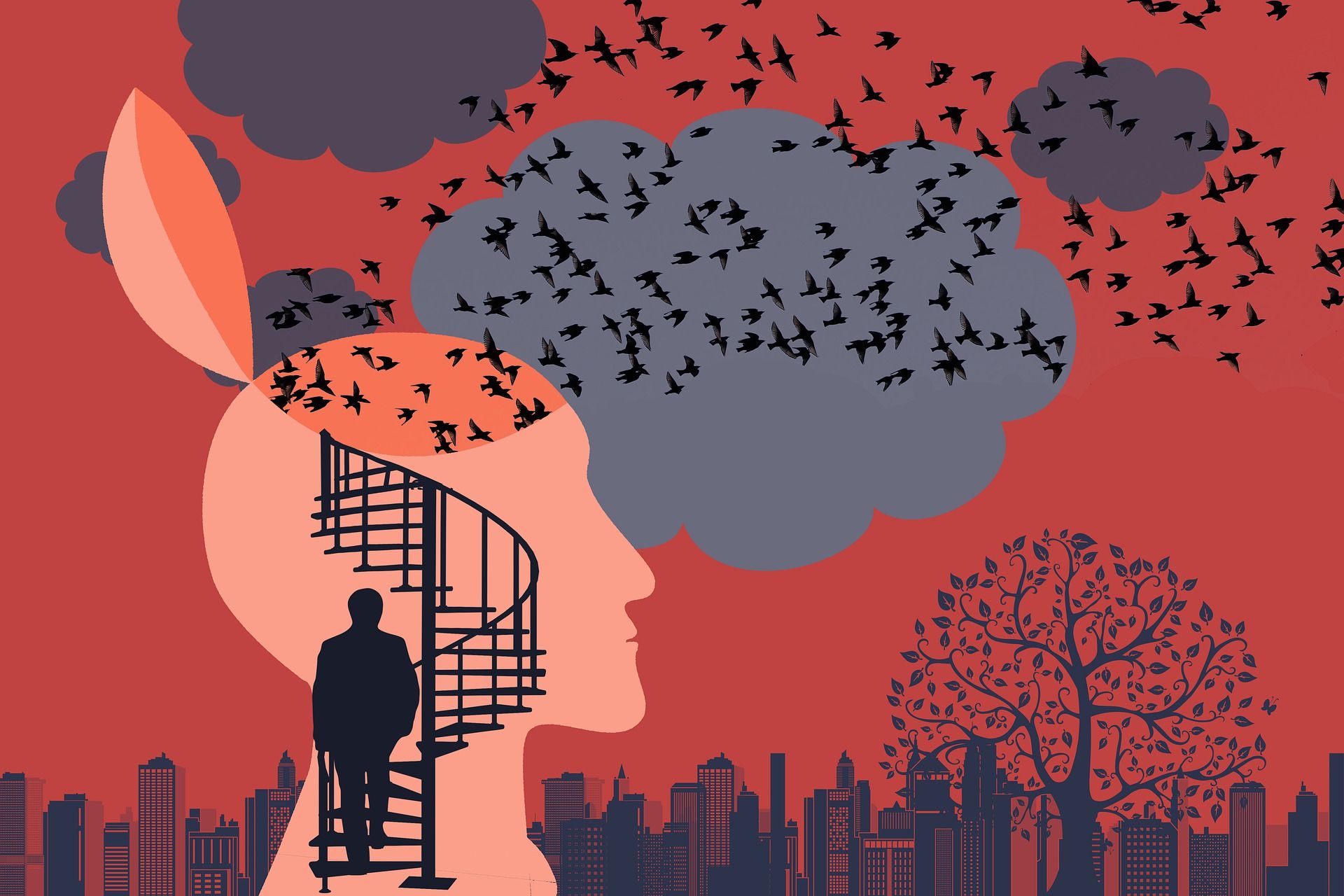 Ilustrasi kepribadian ambivert