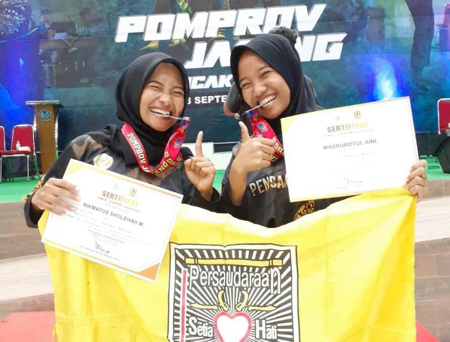 Dua atlet PSHT raih medali perak dalam pomprov jateng