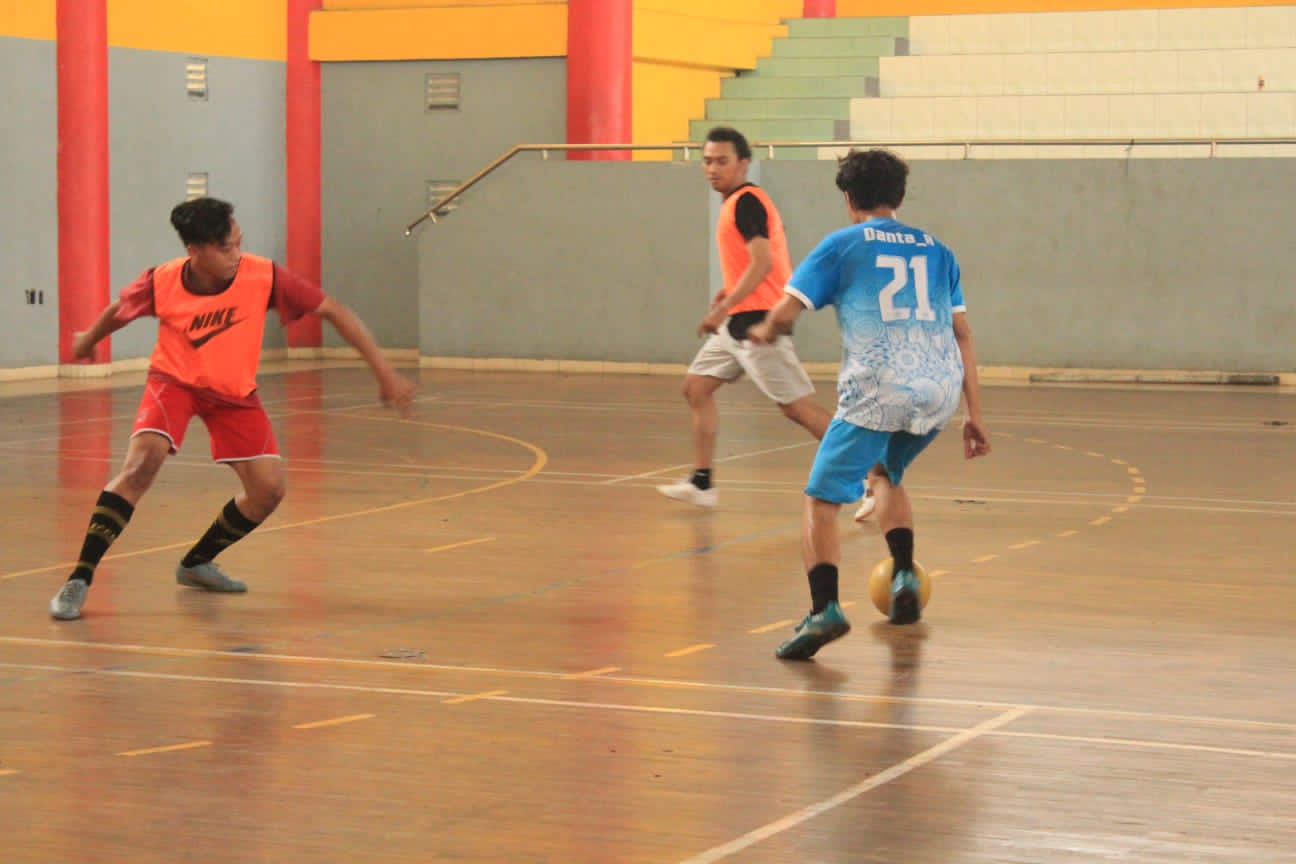 Suasana turnamen futsal