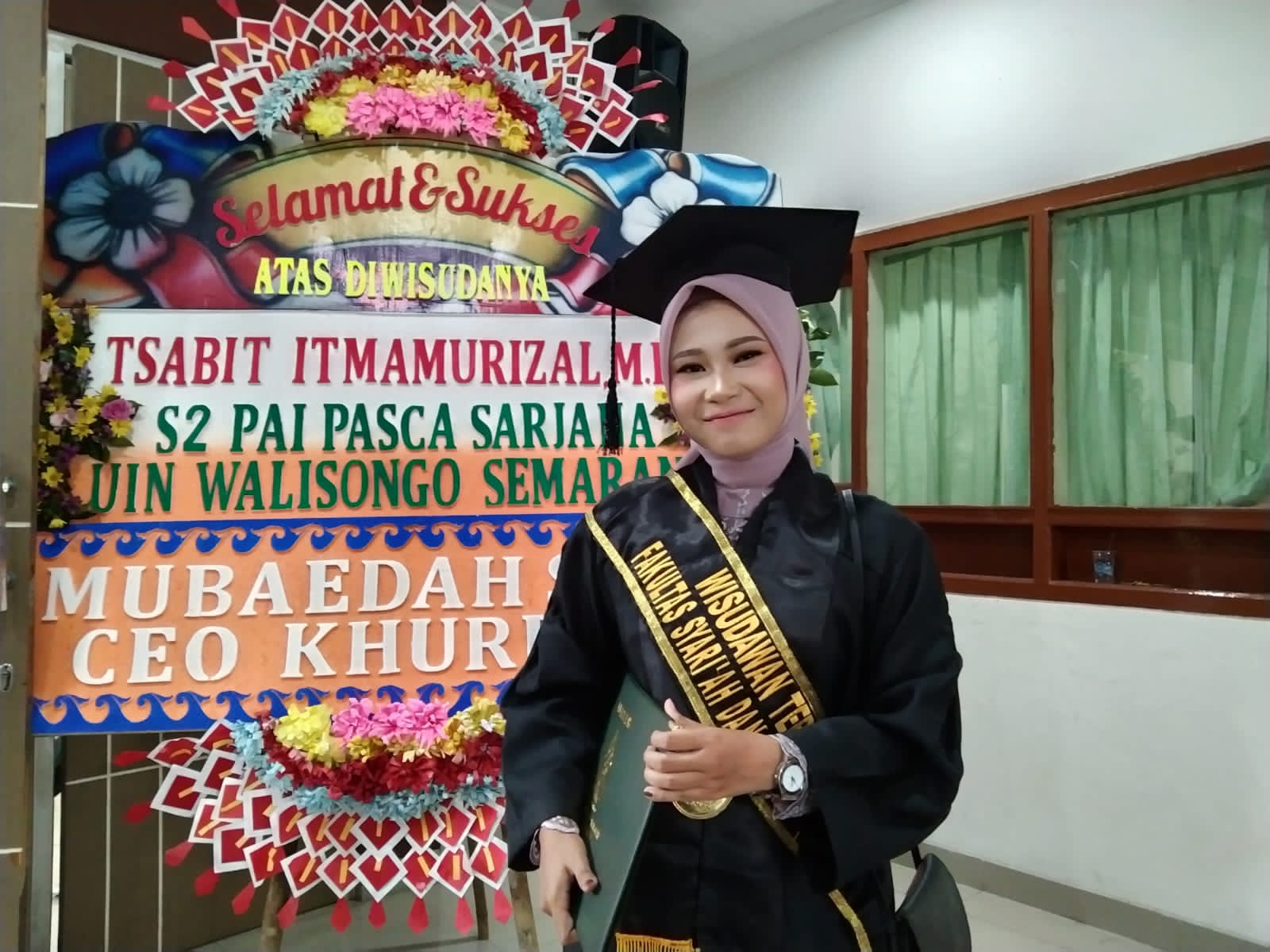 Rahma, Wisudawan Terbaik FSH. (Amanat/Wulan)