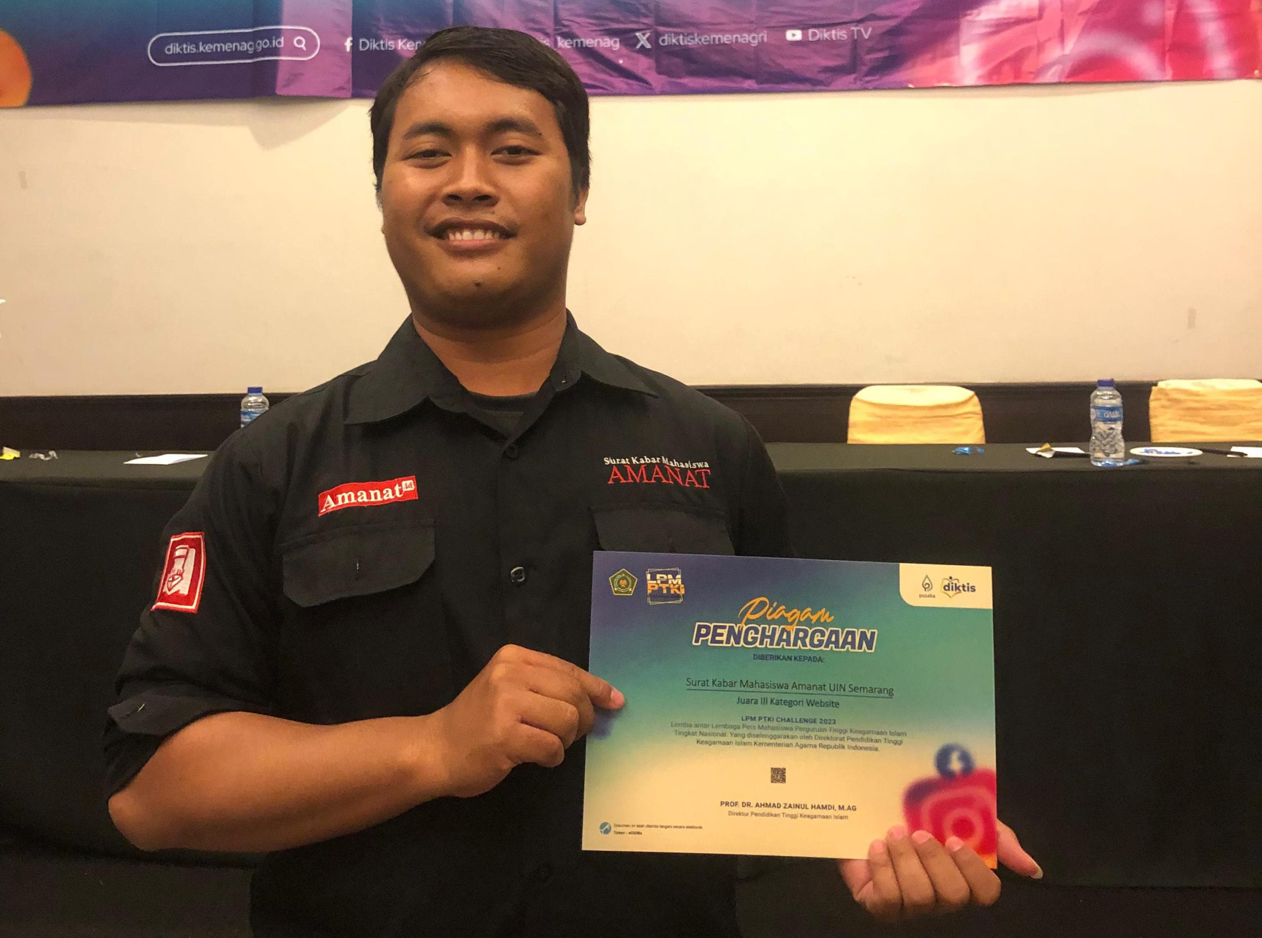 SKM Amanat, Website Terbaik, LPM PTKI Challenge, UIN Walisongo
