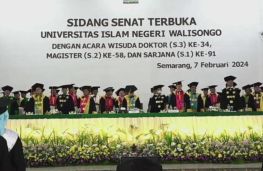 UIN Walisongo, Wisuda UIN Walisongo, Wisuda 1 Sesi, Wisuda Periode Februari 2024