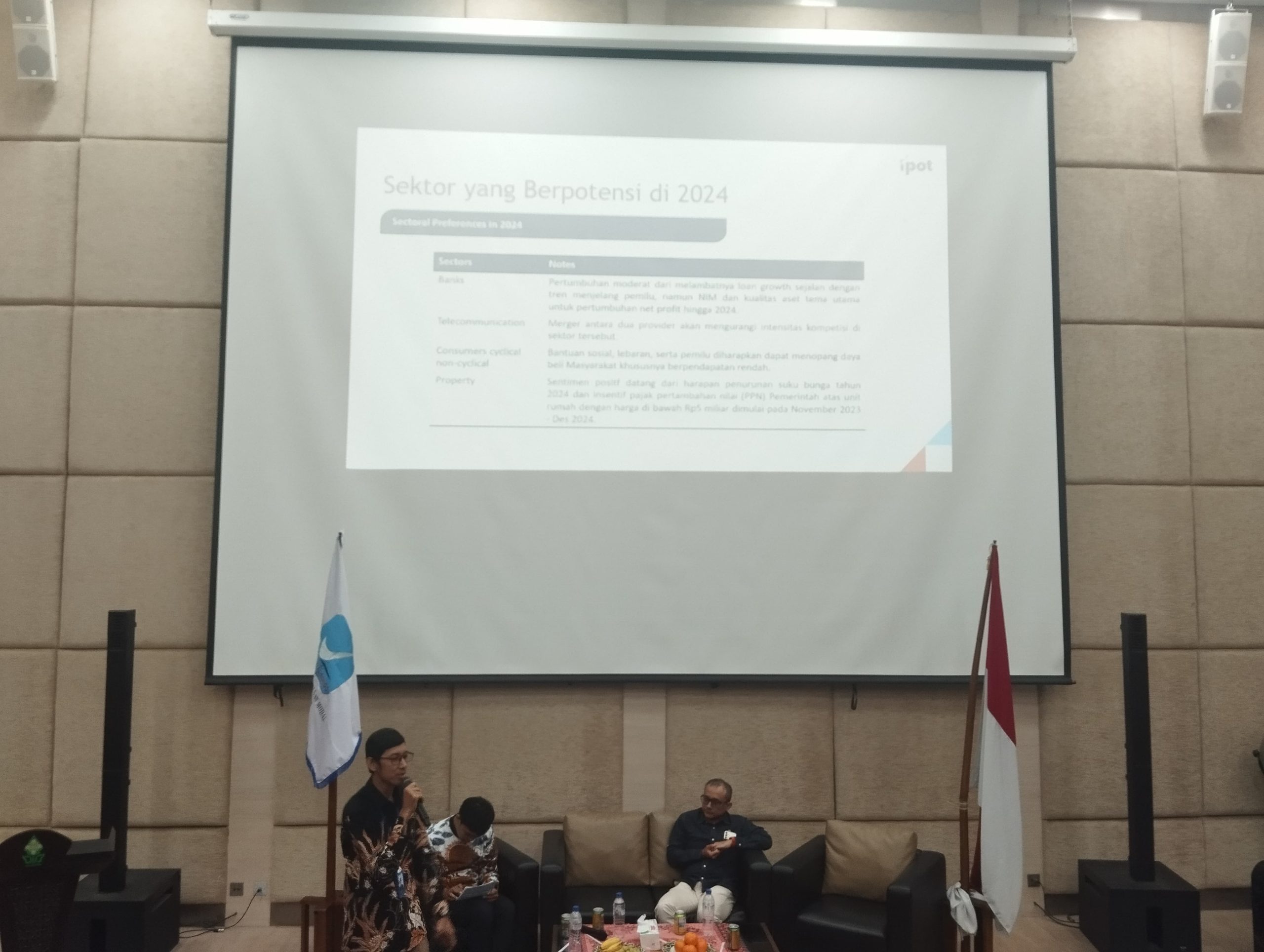 Benny Setiawan Darmanto, Investor Gathering, 4 Sektor Potensial Dunia Saham, Dunia Saham 2024, KSPM UIN Walisongo, UIN Walisongo