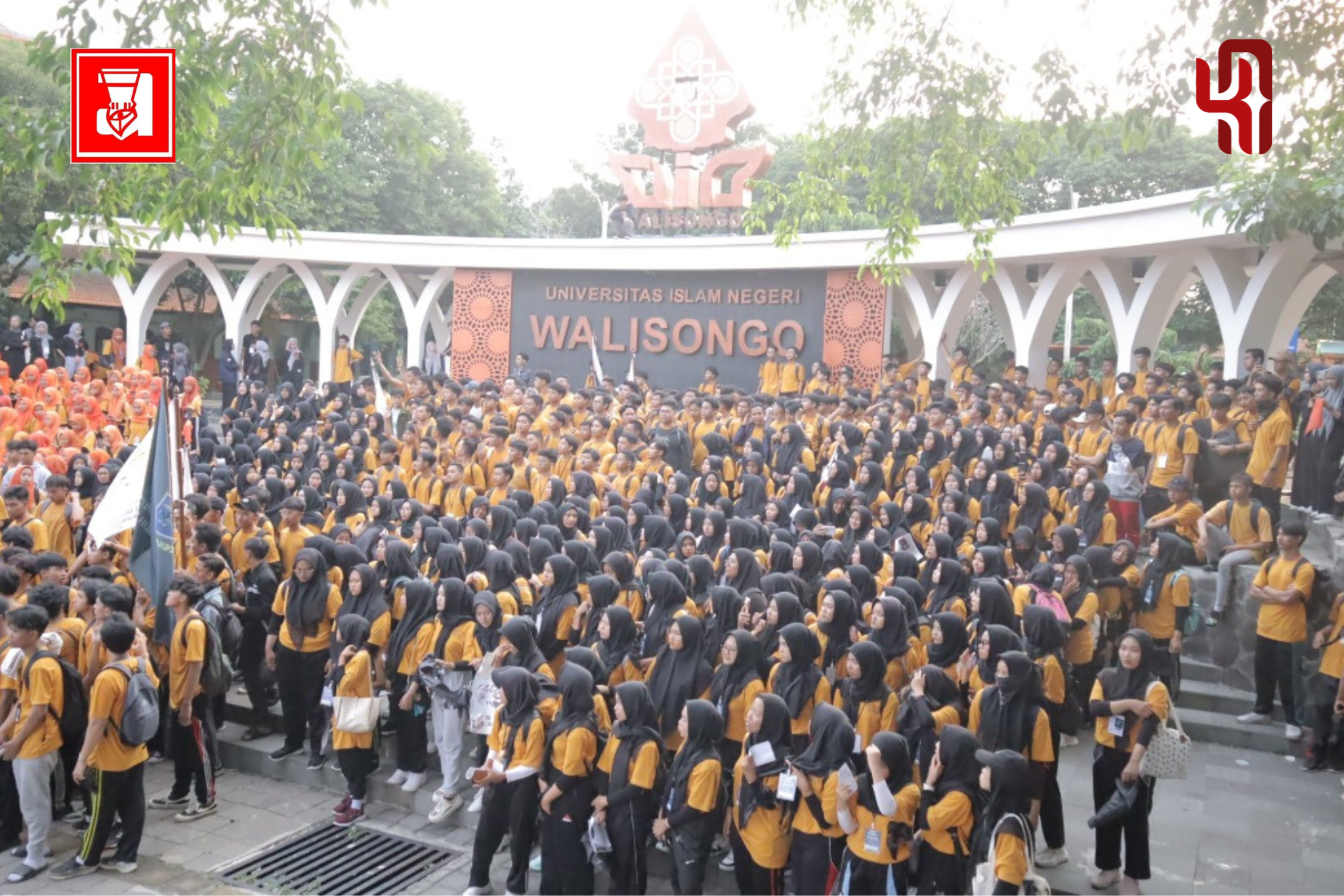 PBAK 2024, PBAK UIN Walisongo, Keseruan PBAK UIN Walisongo, Yel-yel Mahasiswa, UIN Walisongo