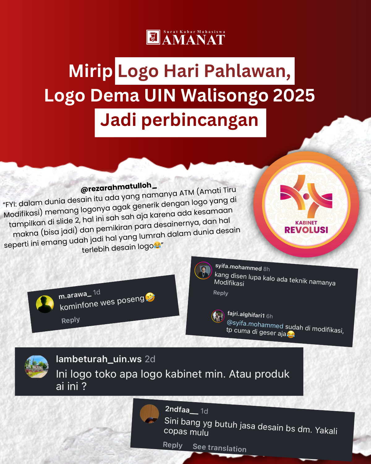 DEMA UIN Walisongo, Dugaan Plagiasi, Logo DEMA UIN Walisongo, Dugaan Plagiasi Logo, DEMA UIN Walisongo 2025,