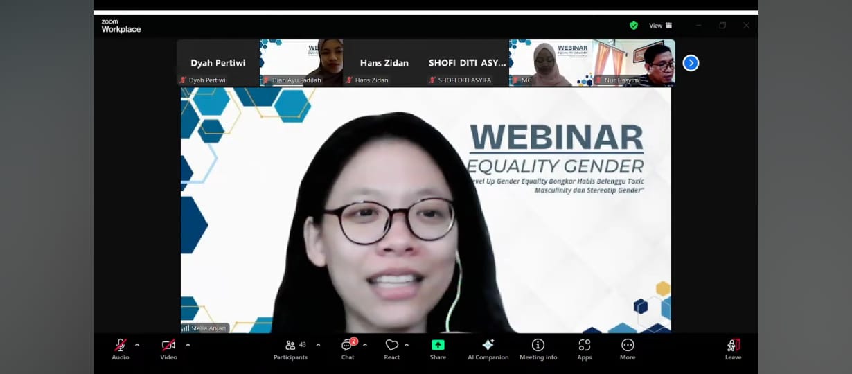 kesetaraangender, isu kesetaraan gender, webinar gender, budaya patriarki, kpi uin walisongo, uin walisongo