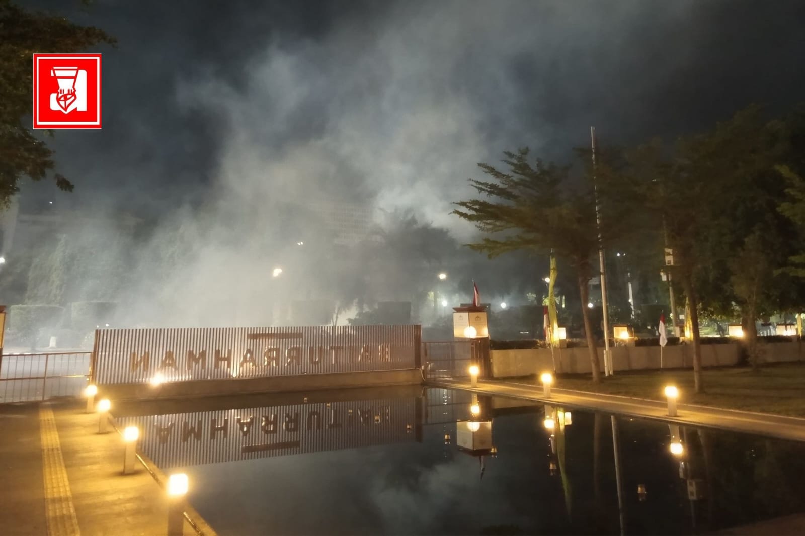 Masjid Baiturrahman, Simpang Lima, Demo Semarang, Demo Ojol, Aksi Solidaritas Ojol