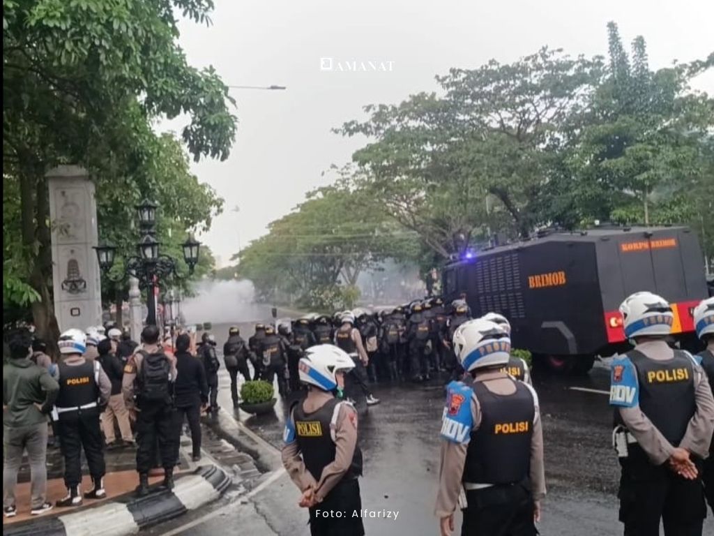 Affan Kurniawan, Aksi Solidaritas Ojol, Mapolda Jateng, Demo Ojol, Demo Semarang