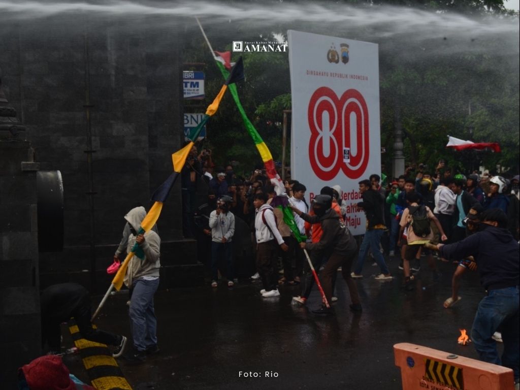 Affan Kurniawan, Aksi Solidaritas Ojol, Mapolda Jateng, Demo Ojol, Demo Semarang