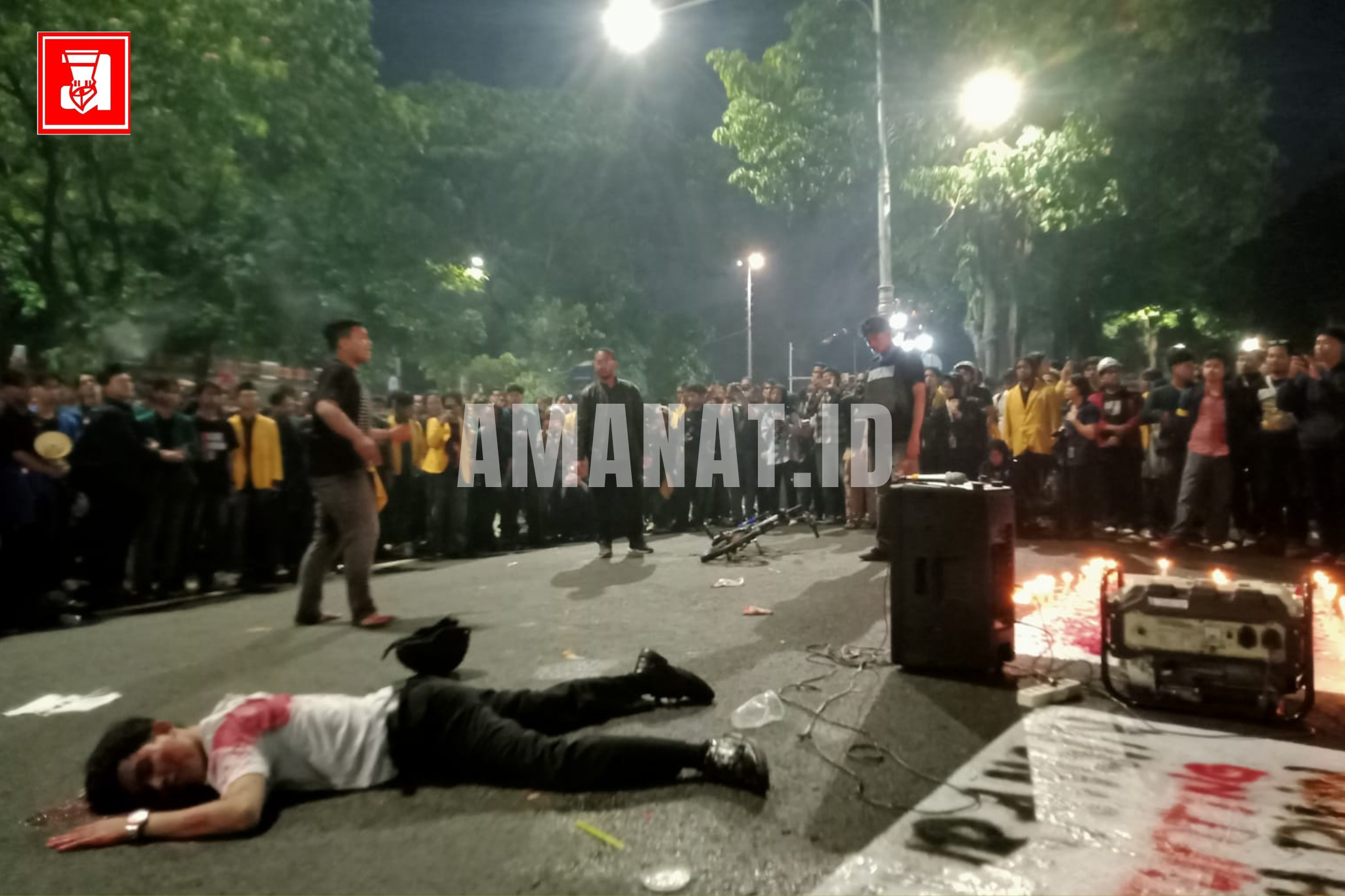 reformasi struktural polri, aksi damai semarang, aliansi bem sera, bem sera, mapolda jateng