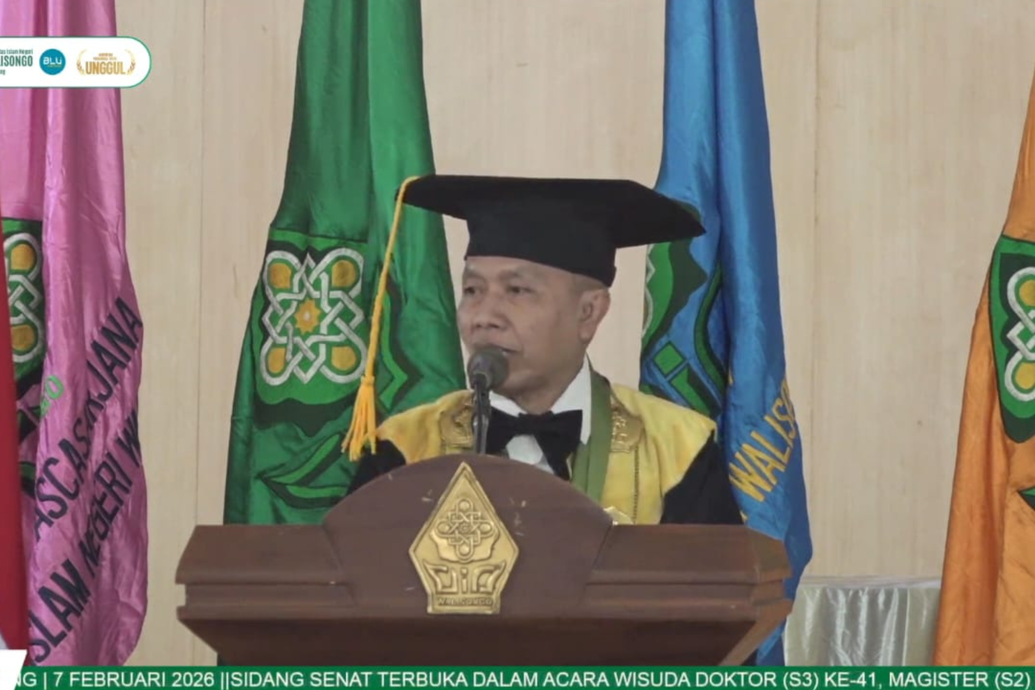 nizar ali, rektor uin walisongo, wisuda 2025, wisuda uin walisongo, uin walisongo